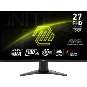 MSI MAG 27C6F computer monitor 68,6 cm (27") 1920 x 1080 Pixels Full HD LCD Zwart