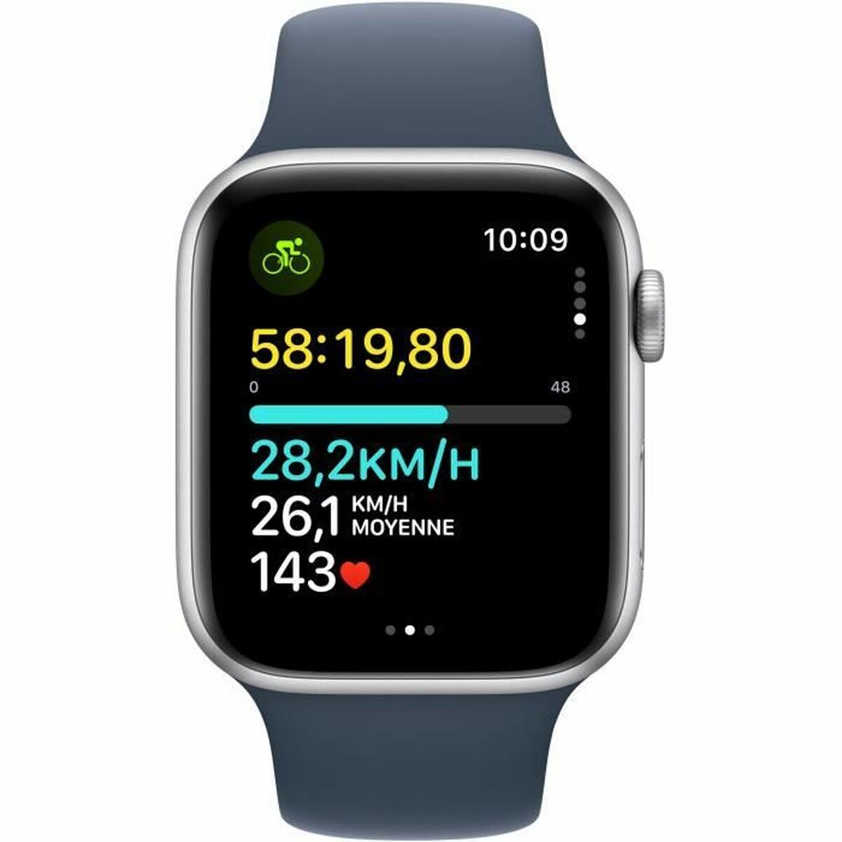 Smartwatch Apple SE Blauw Zilverkleurig 44 mm - Afbeelding 3