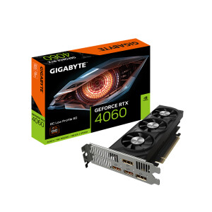 GIGABYTE GeForce RTX 4060 OC Low Profile 8G NVIDIA GeForce RTX 4060 8 GB GDDR6