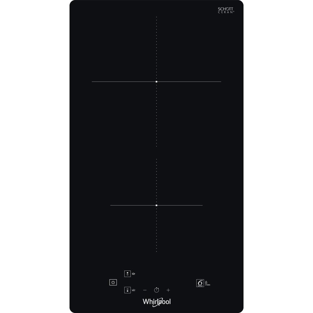 Whirlpool WS Q0530 NE Zwart Ingebouwd 28 cm Inductiekookplaat zones 2 zone(s)