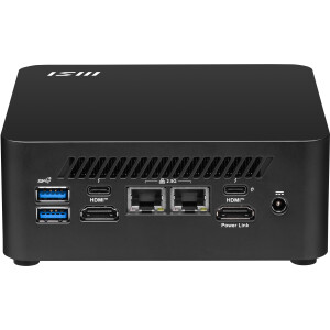 MSI Cubi NUC 13MQG-070EU Intel® Core™ i7 i7-1365U 16 GB DDR5-SDRAM 1 TB SSD Windows 11 Pro Mini PC Zwart