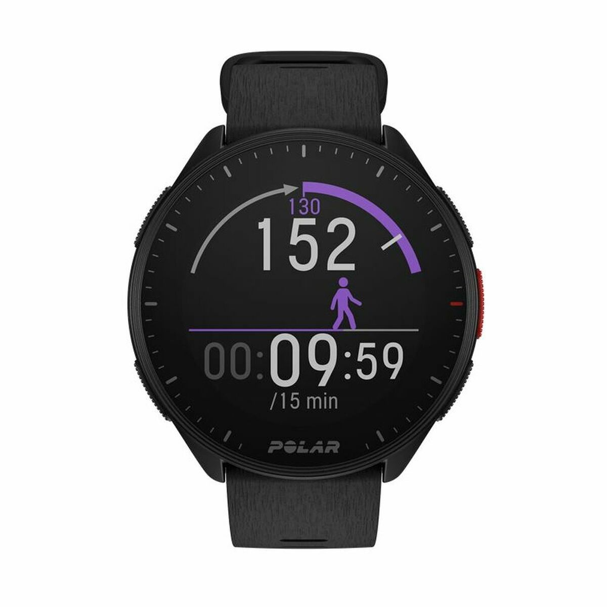 Smartwatch met Stappenteller Polar Zwart 1,2" Ø 45 mm - Afbeelding 2