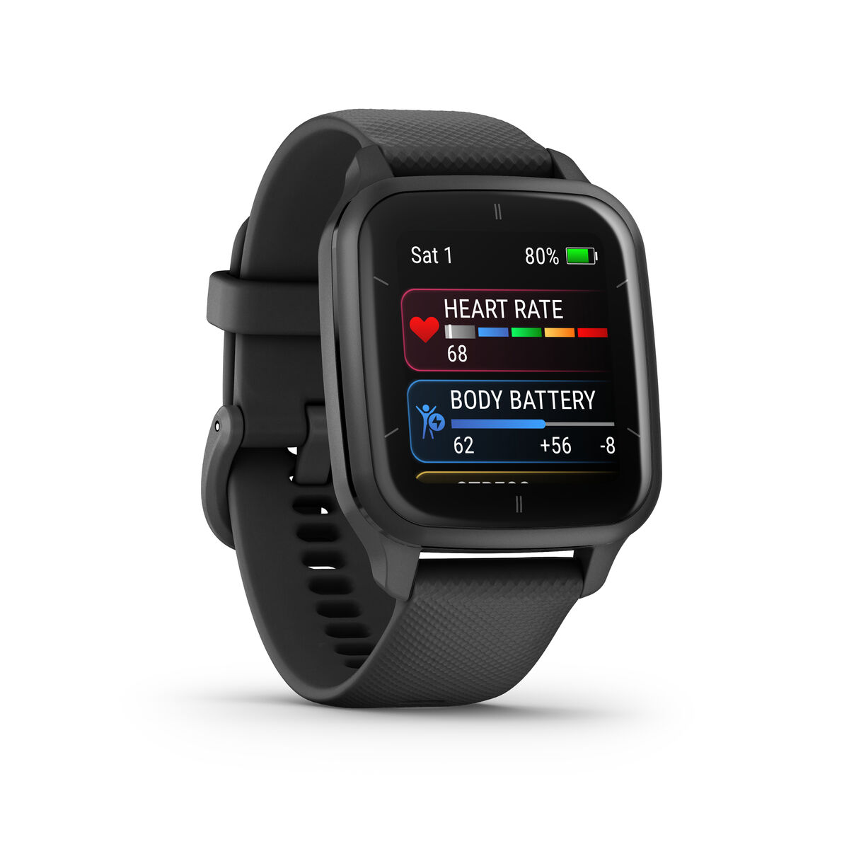 Smartwatch GARMIN Venu Sq 2 Music Zwart 1,4" Raad van bestuur - Afbeelding 7