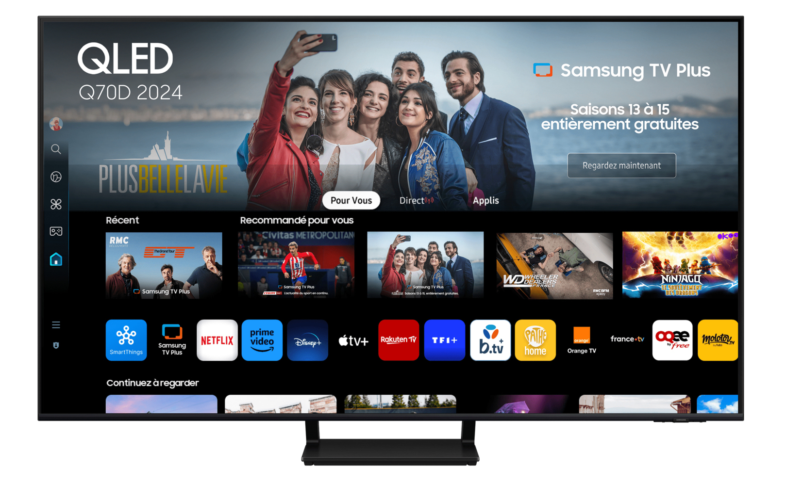 Samsung 4K QLED Smart TV 65Q70D (2024) 120HZ 65" - Afbeelding 11