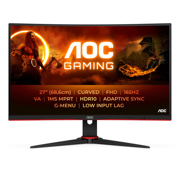 AOC G2 C27G2E/BK computer monitor 68,6 cm (27") 1920 x 1080 Pixels Zwart, Rood