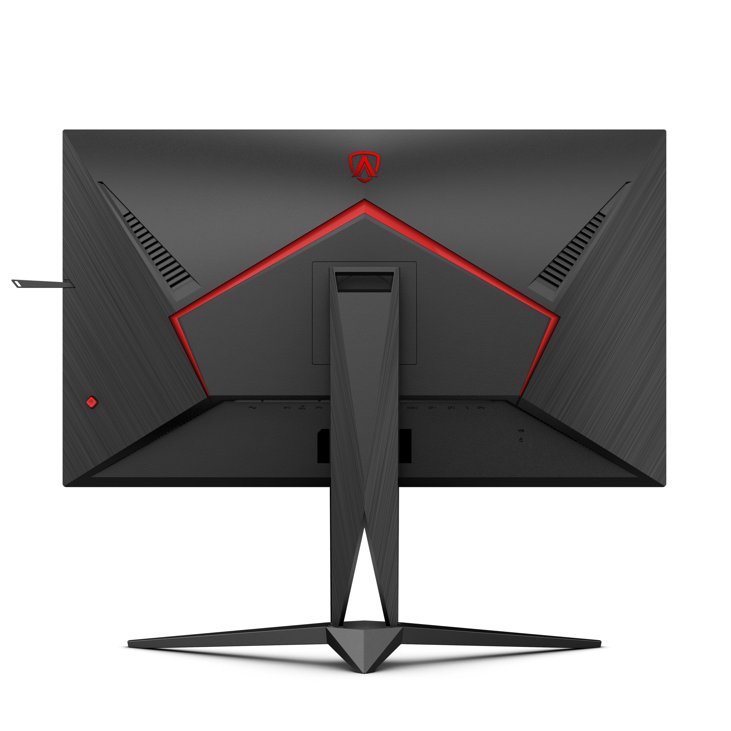 AOC AGON 5 AG275QZN/EU computer monitor 68,6 cm (27") 2560 x 1440 Pixels Quad HD Zwart, Rood - Afbeelding 9