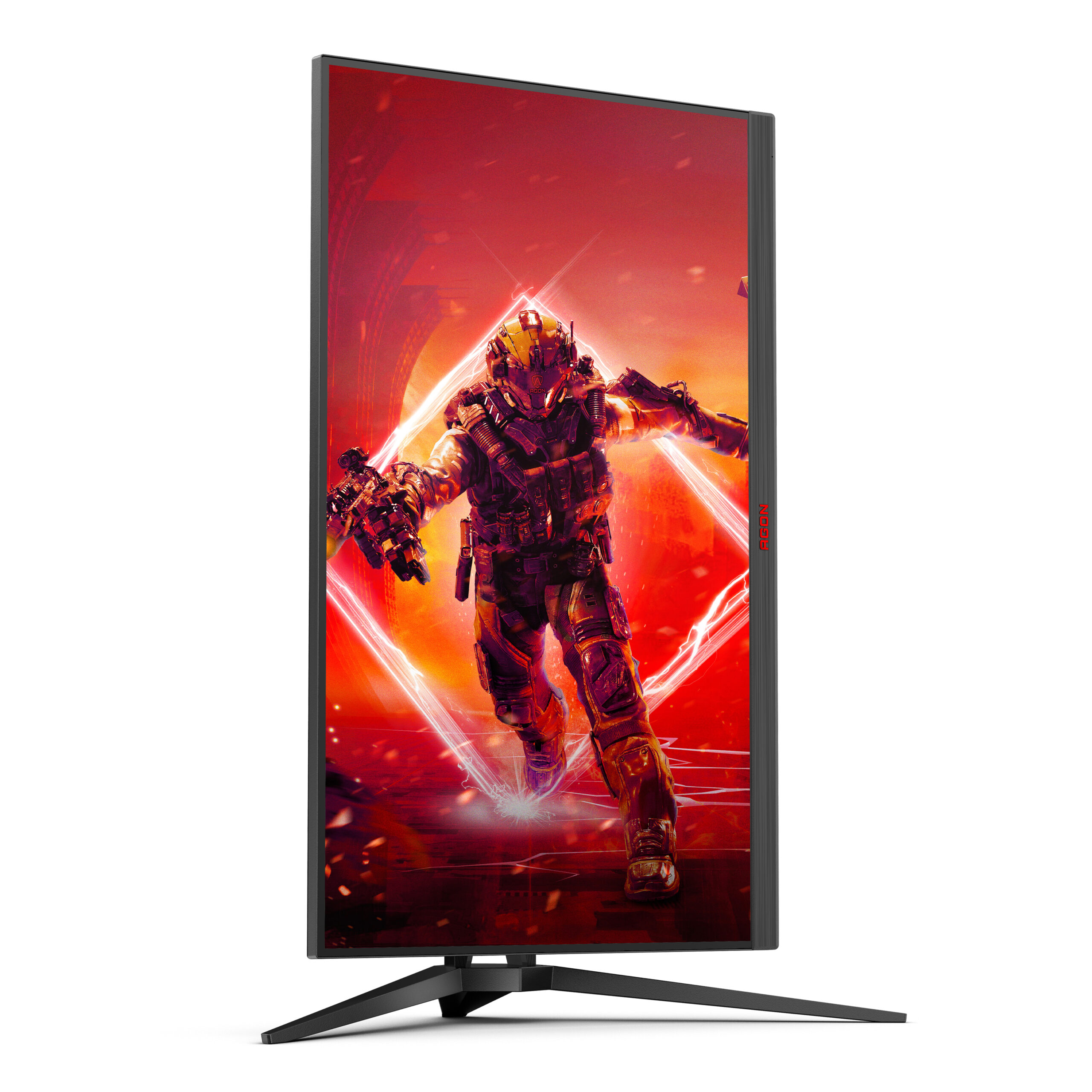 AOC AGON 5 AG275QZN/EU computer monitor 68,6 cm (27") 2560 x 1440 Pixels Quad HD Zwart, Rood - Afbeelding 8