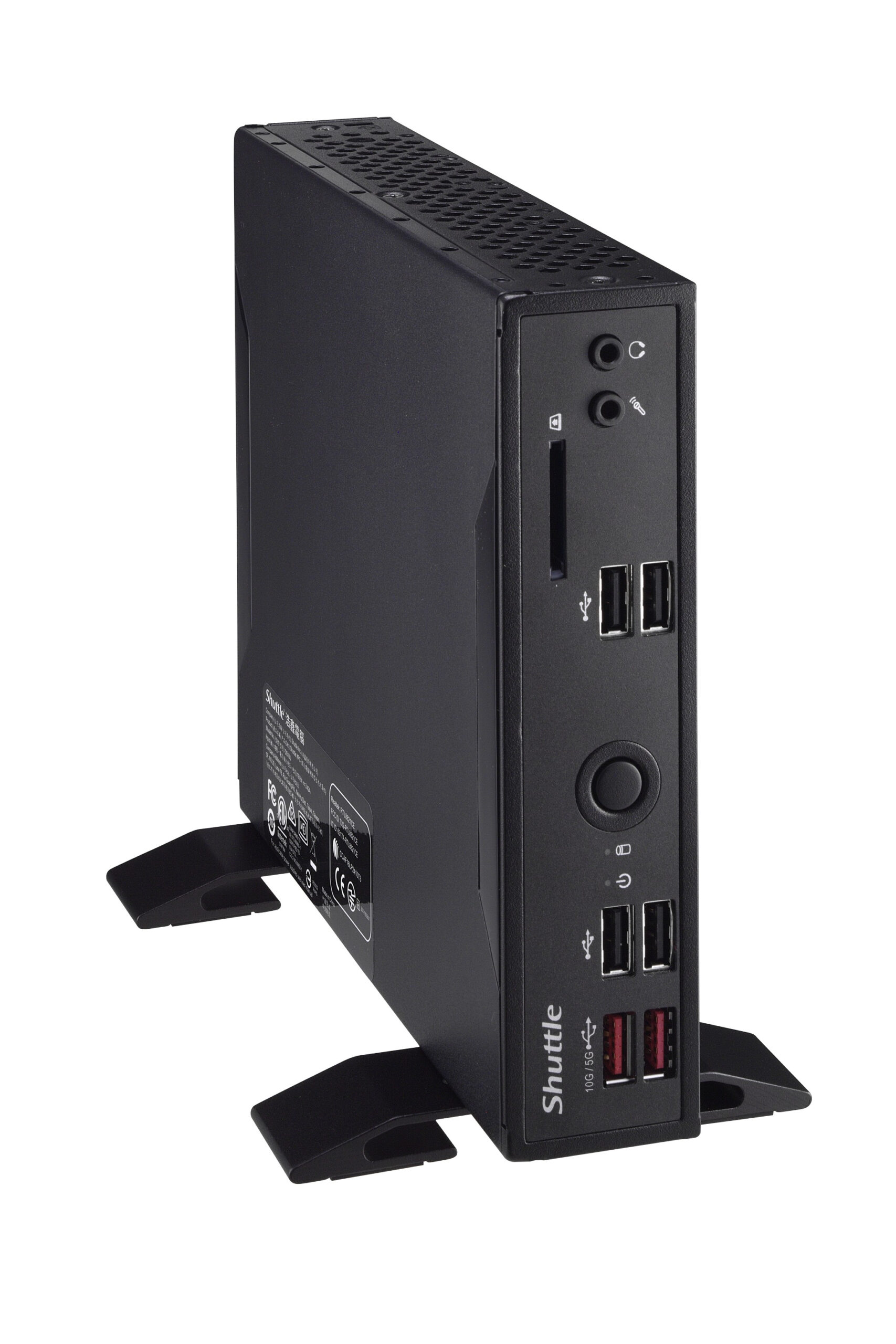 Shuttle XPC slim Barebone DS20U3V2, i3-10110U, 2x LAN (1xGbit, 1x 2.5Gbit), 1xCOM, 1xHDMI, 1xDP, ventilatorloos , 24/7 permanent gebruik - Afbeelding 3