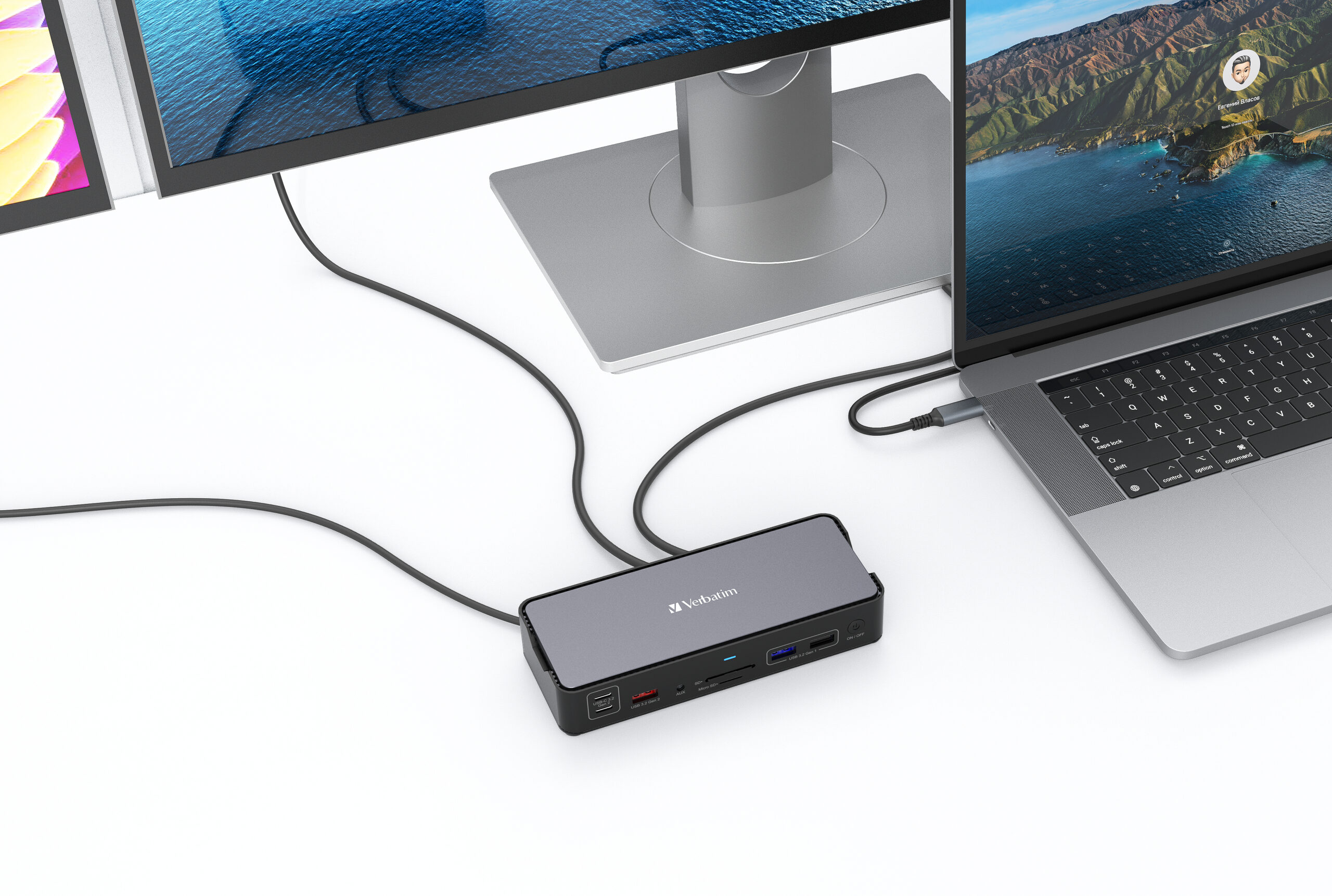 Verbatim USB-C Pro docking station CDS-15: 15 poorten - Afbeelding 2