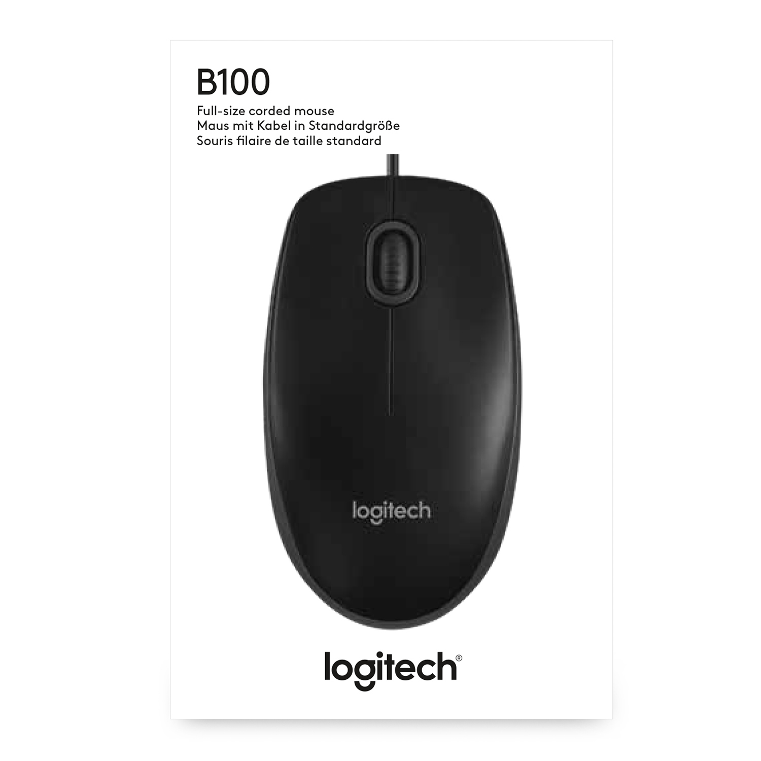 Logitech B100 muis Kantoor Ambidextrous USB Type-A Optisch 800 DPI - Afbeelding 7