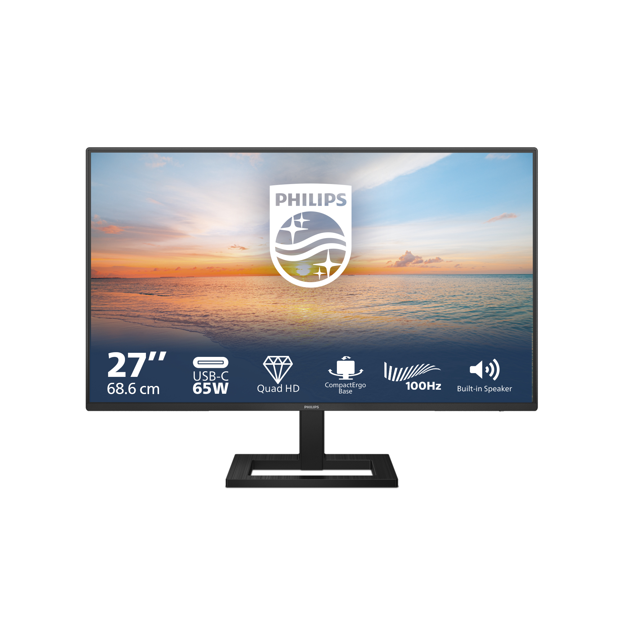 Philips 1000 series 27E1N1600AE/00 computer monitor 68,6 cm (27") 2560 x 1440 Pixels Quad HD LCD Zwart - Afbeelding 5