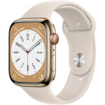 Apple Watch Series 8 4G 45mm Goud RVS