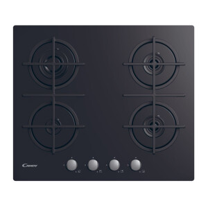 Candy CDK6KB Zwart Ingebouwd 56 cm Gaskookplaat 4 zone(s)