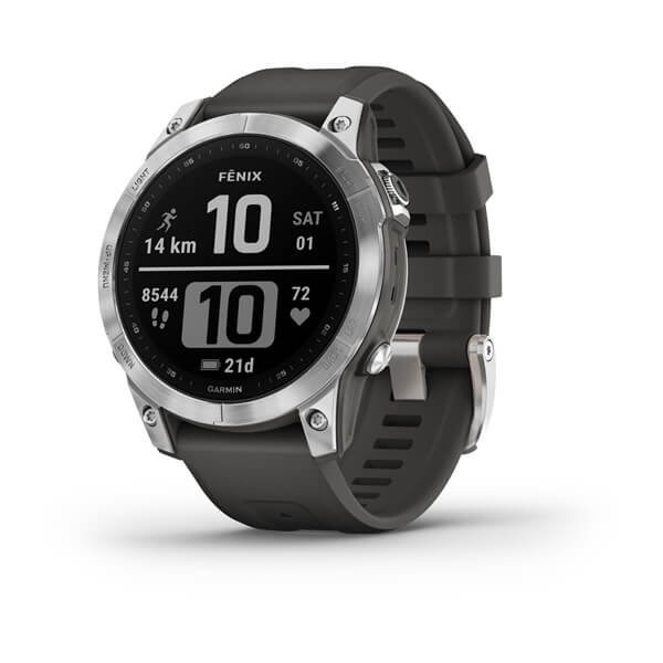 Garmin fenix 7 - Multisport Smartwatch voor heren - Geavanceerde GPS Tracker - 10ATM Waterdicht - 18 dagen batterij - 47mm - Graphite - Afbeelding 2
