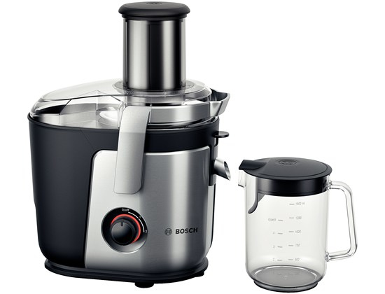 Bosch MES4000 citruspers/sapmaker Sapcentrifuge 1000 W Zwart, Grijs, Roestvrijstaal