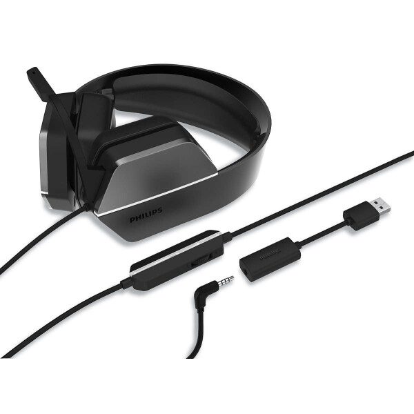 Philips 4000 series TAG4106BK/00 hoofdtelefoon/headset Bedraad Hoofdband Gamen Zwart
