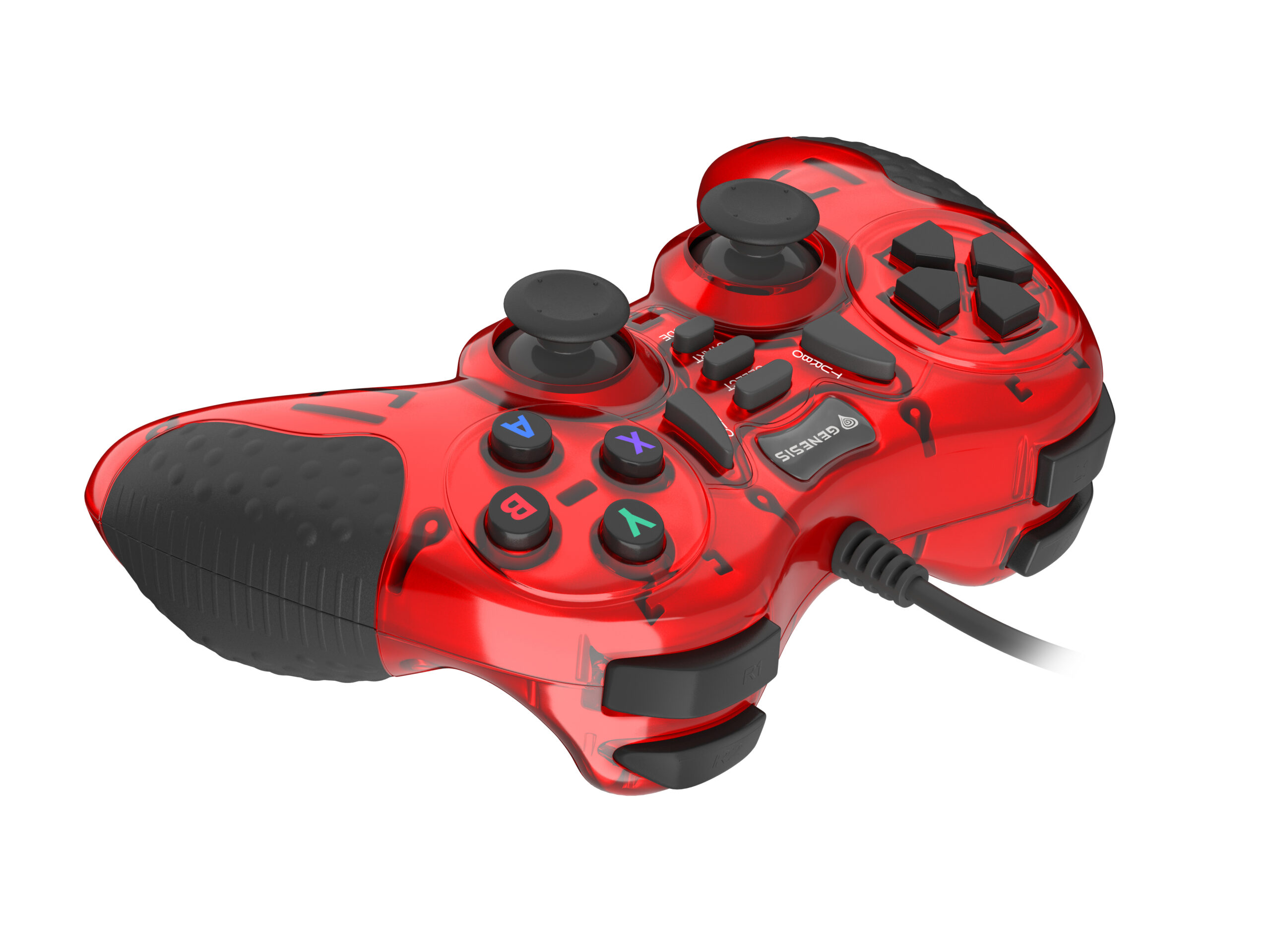 GENESIS MANGAN 200 Rood USB 2.0 Gamepad Analoog/digitaal PC - Afbeelding 3