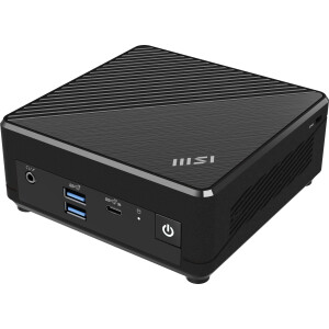 MSI Cubi N ADL-002EU Intel® N N100 4 GB DDR4-SDRAM 128 GB SSD Windows 11 Pro Mini PC Zwart