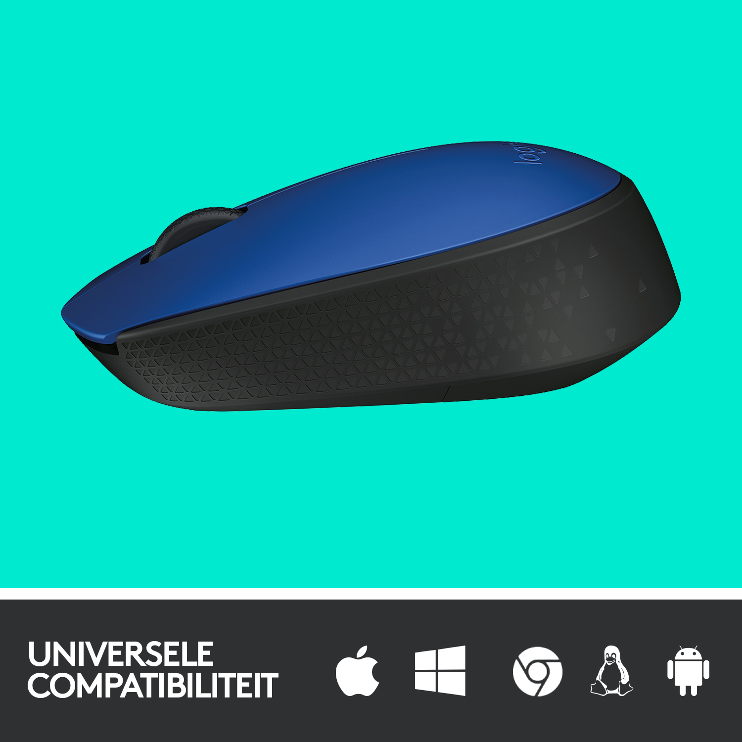 Logitech M171 Blue-K muis Kantoor Ambidextrous RF Draadloos Optisch 1000 DPI - Afbeelding 3