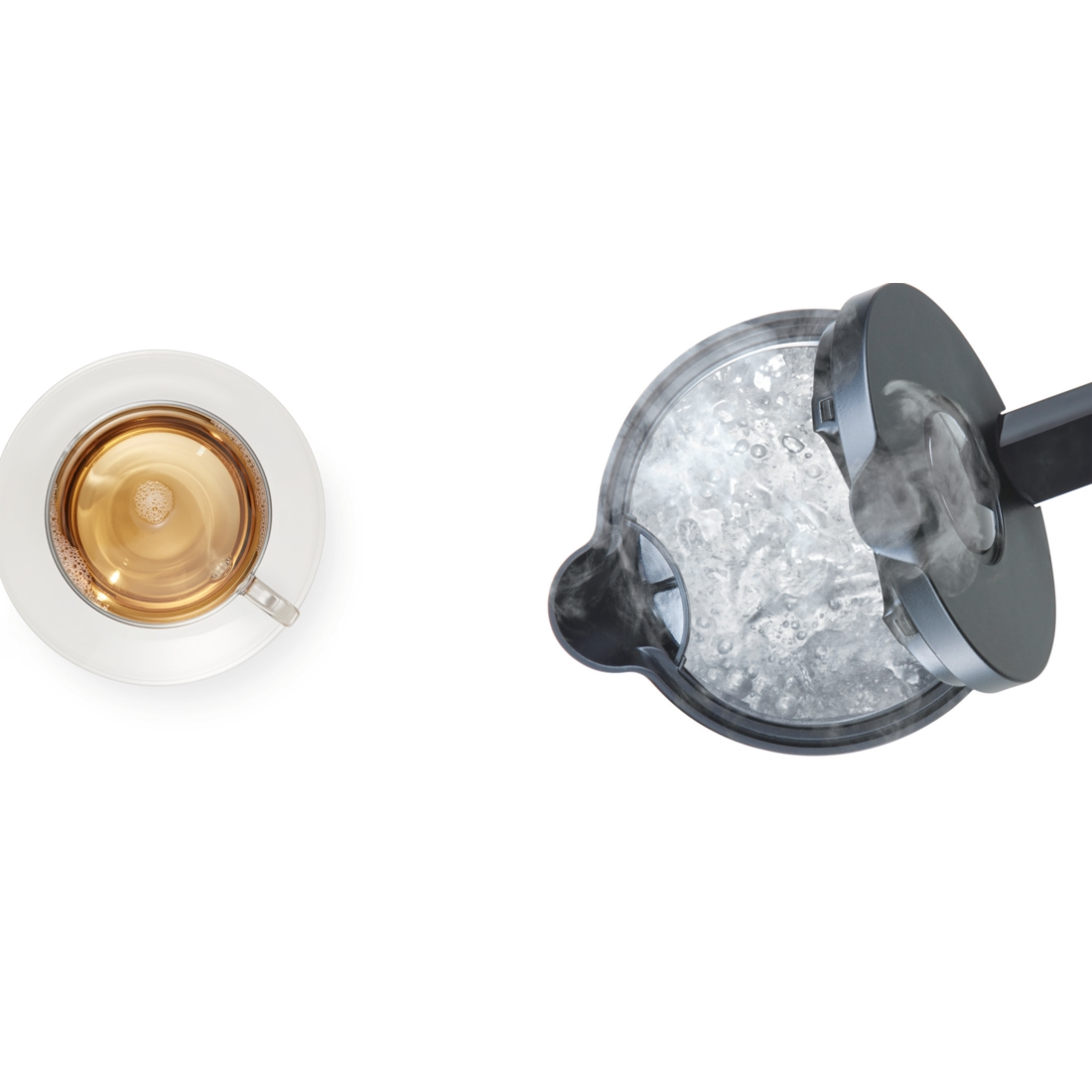 Bosch TWK8612P waterkoker 1,5 l 2000 W Zwart, Grijs, Turkoois - Afbeelding 3