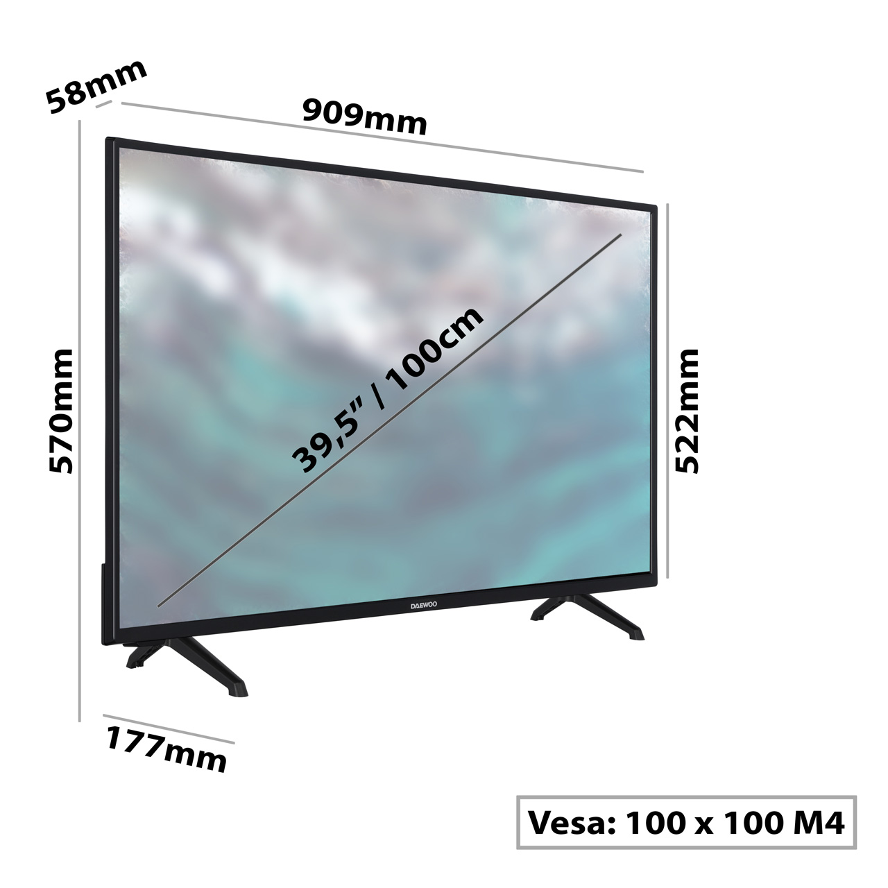 Daewoo Smart Full HD Smart QLED TV 40DM95QV (2025) 40" - Afbeelding 7