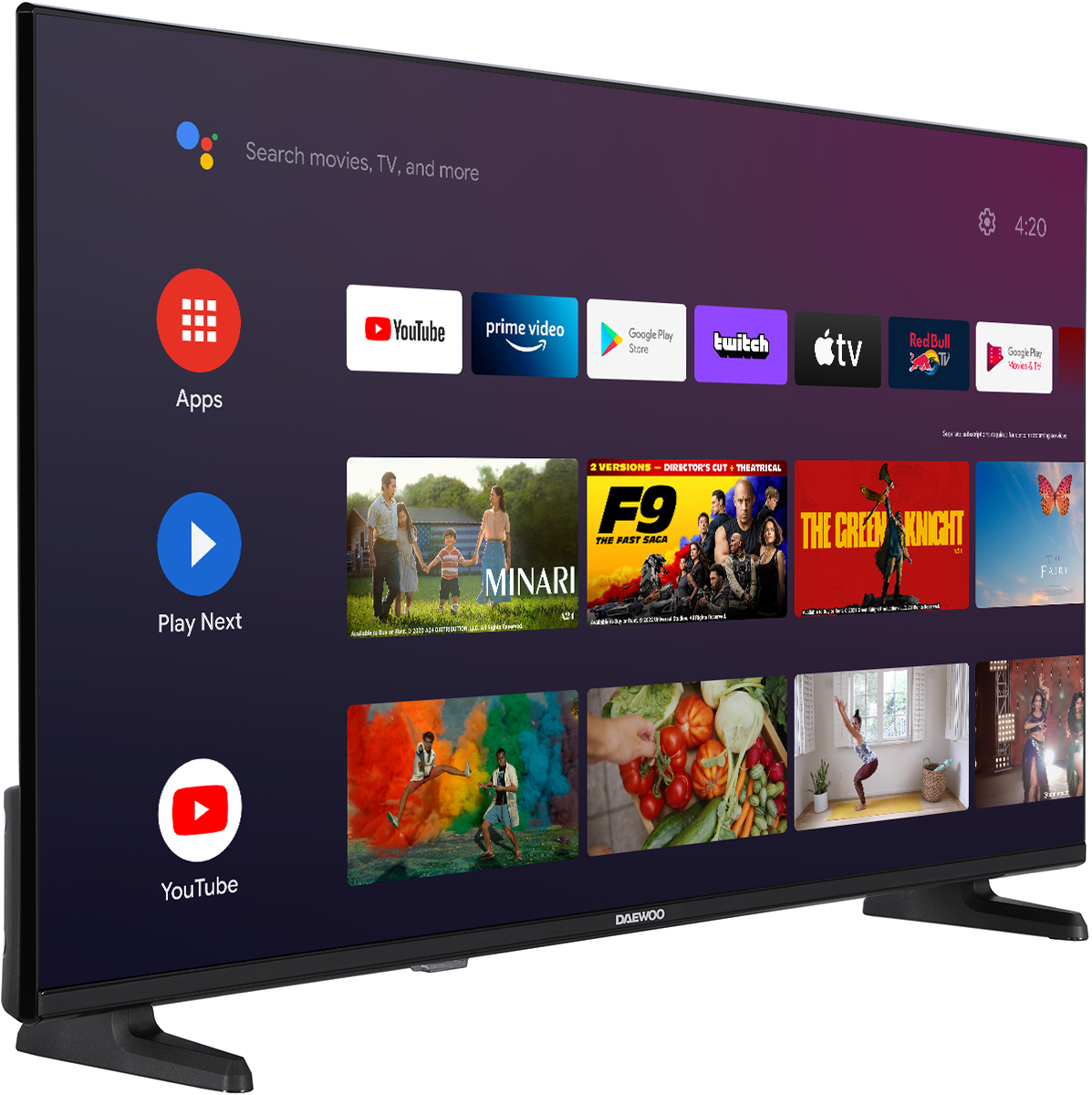 Daewoo Smart Full HD Smart QLED TV 40DM95QV (2025) 40" - Afbeelding 12