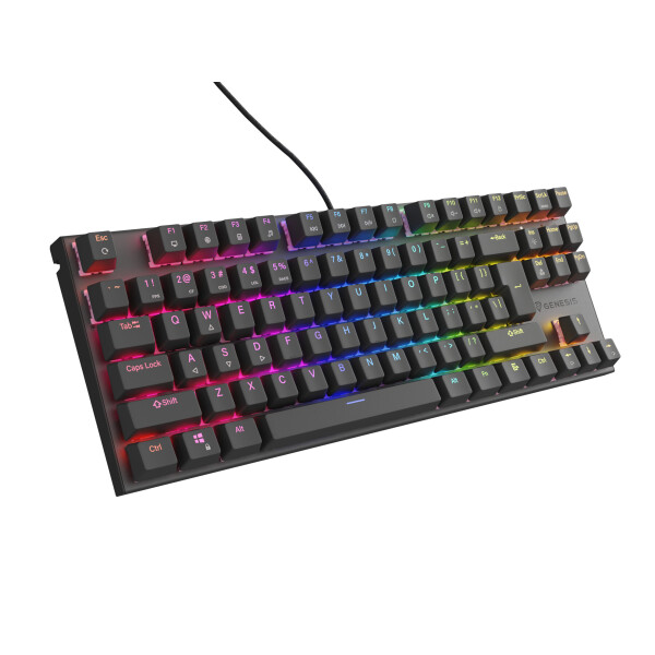 GENESIS Thor 303 TKL toetsenbord Gamen USB QWERTY Spaans Zwart