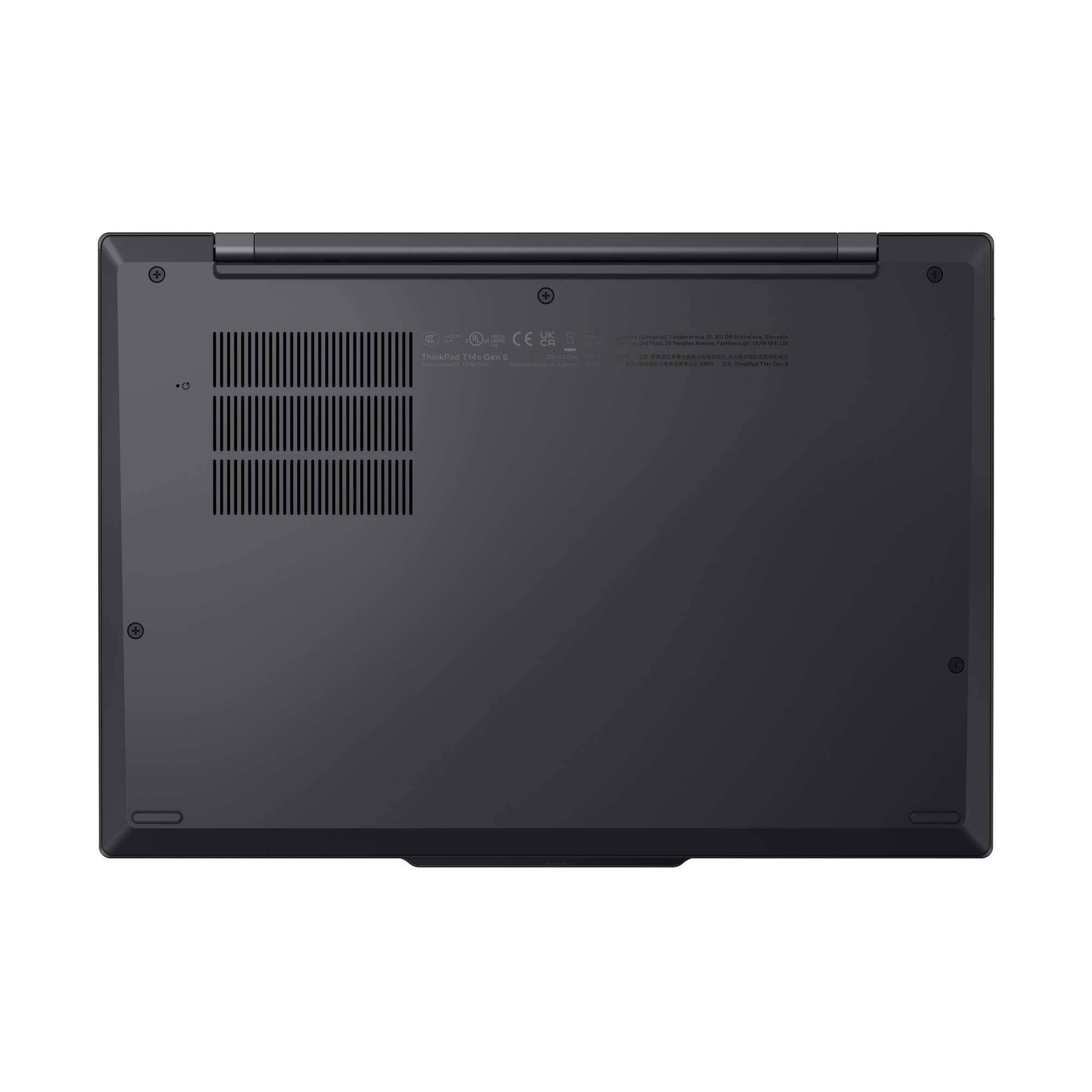 Lenovo ThinkPad T14s Gen 6 (Intel) Intel Core Ultra 5 225U Laptop 35,6 cm (14") WUXGA 16 GB LPDDR5x-SDRAM 512 GB SSD Wi-Fi 6E (802.11ax) Windows 11 Pro Duits Zwart - Afbeelding 6