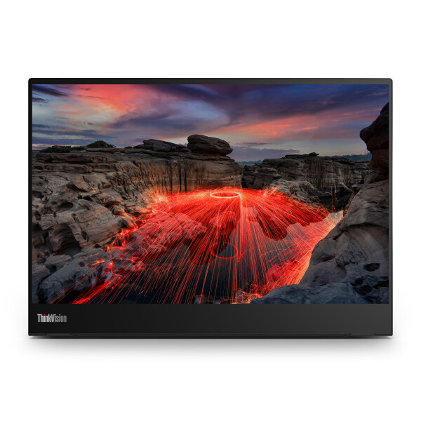 Lenovo ThinkVision M14t Gen 2 LED display 35,6 cm (14") 2240 x 1400 Pixels 2.2K Touchscreen Zwart