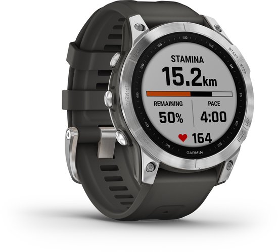 Garmin fenix 7 - Multisport Smartwatch voor heren - Geavanceerde GPS Tracker - 10ATM Waterdicht - 18 dagen batterij - 47mm - Graphite - Afbeelding 7