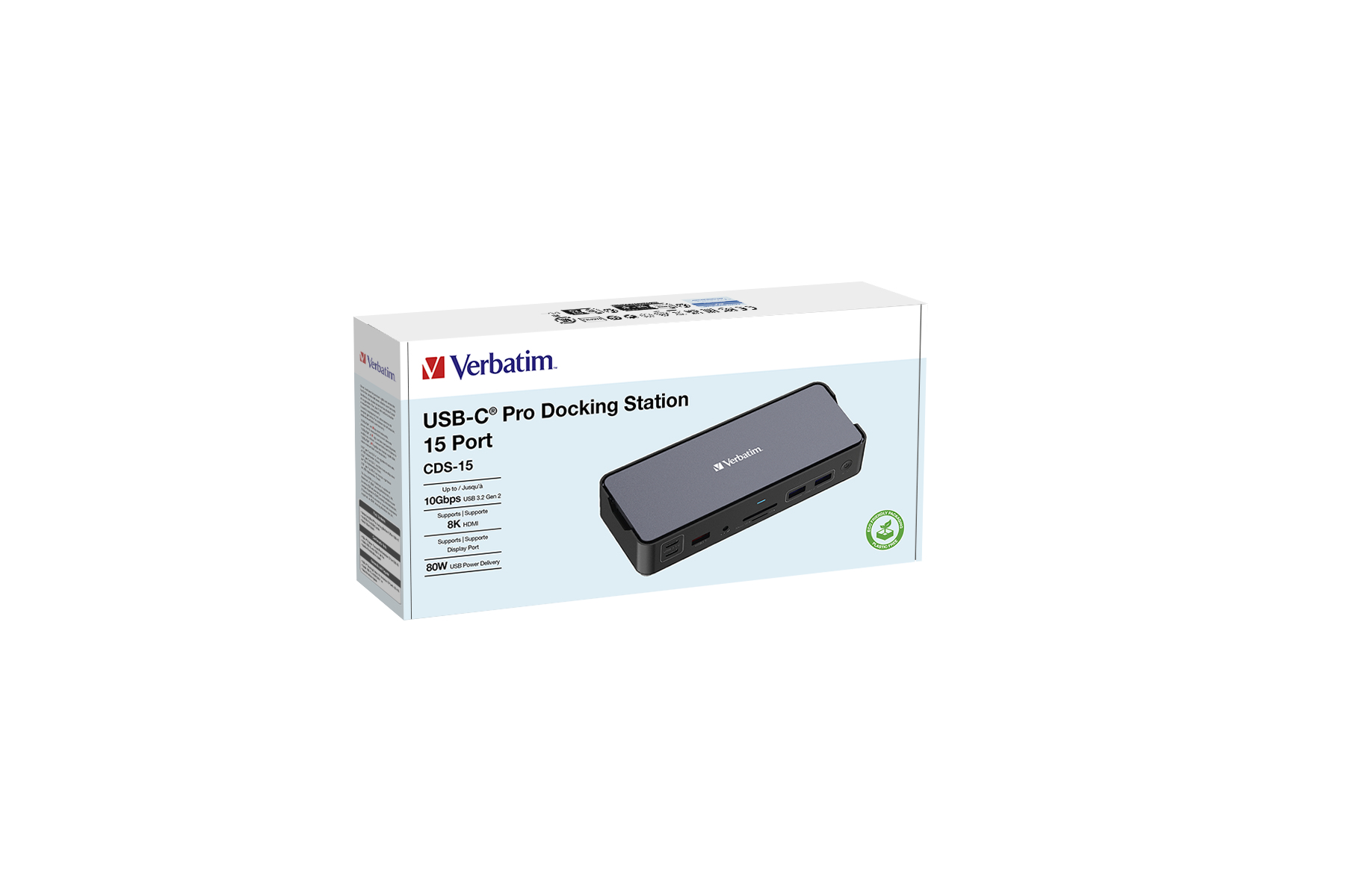 Verbatim USB-C Pro docking station CDS-15: 15 poorten - Afbeelding 4