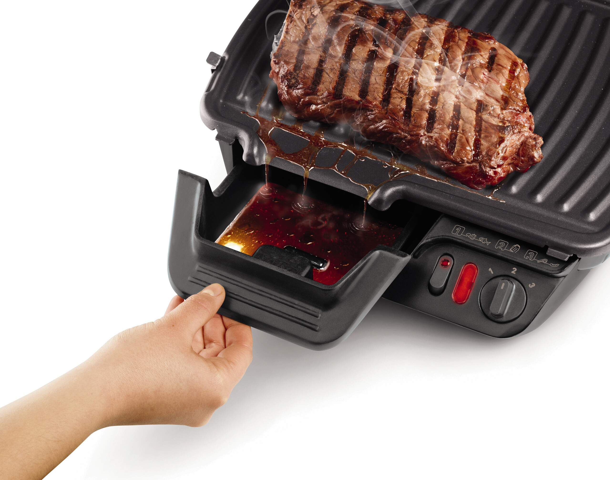 Tefal Contactgrill Ultra Compact 600 Classic GC3050 - Afbeelding 5