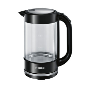 Bosch TWK70B03 waterkoker 1,7 l 2400 W Zwart, Transparant