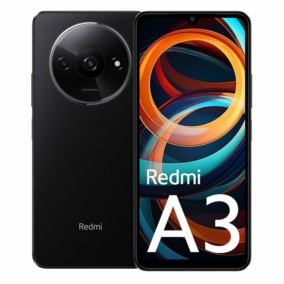 Smartphone Xiaomi Redmi A3 6,71" Octa Core Mediatek Helio G36 4 GB RAM 128 GB Zwart