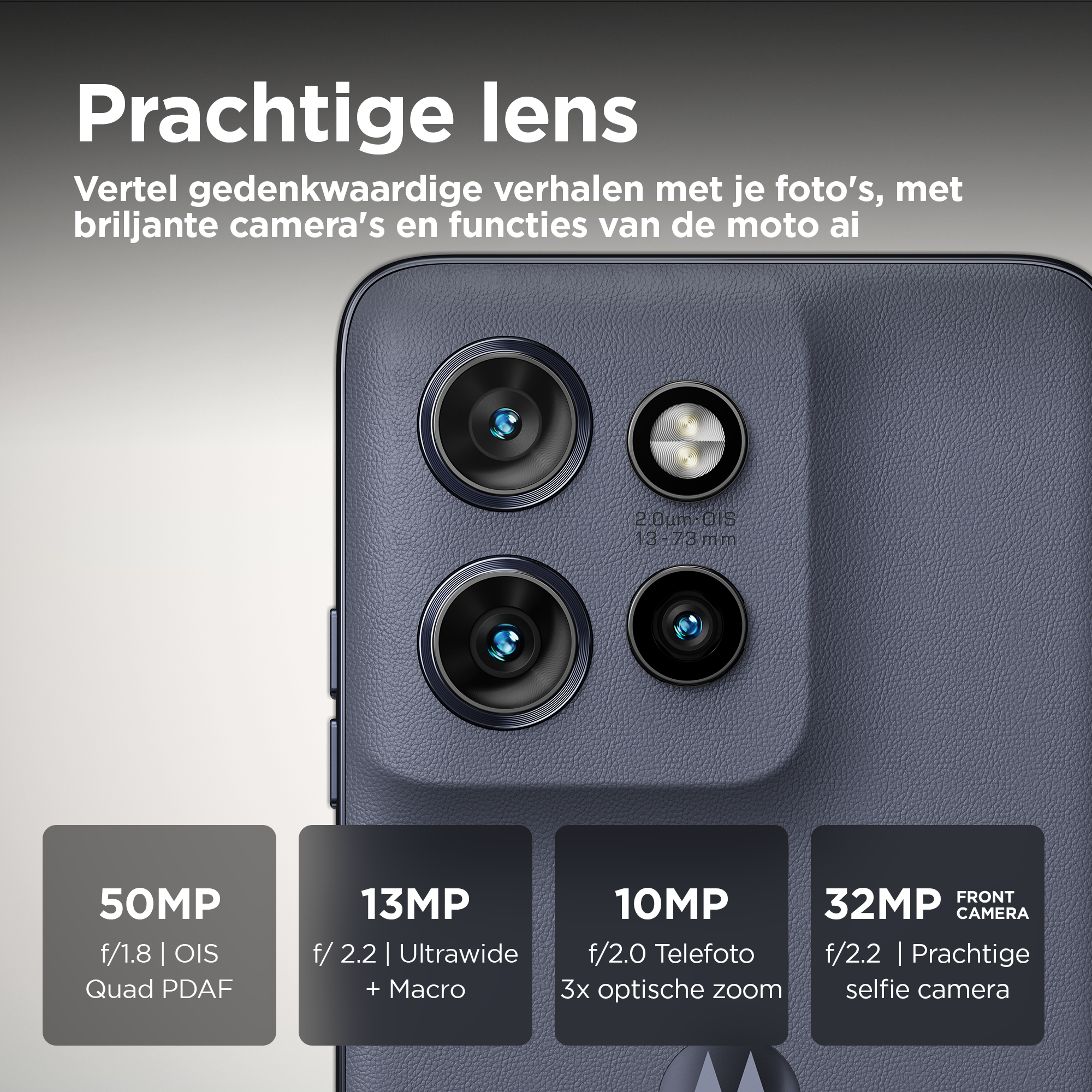 Motorola Edge 50 Neo 16,1 cm (6.36") Dual SIM Android 14 5G USB Type-C 12 GB 512 GB 4310 mAh Grijs