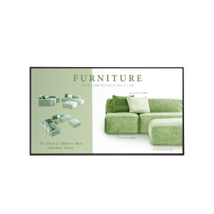 LG 65UM5N-H Digitale signage flatscreen 165,1 cm (65") LCD Wifi 500 cd/m² 4K Ultra HD Zwart WebOS 24/7