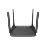 ASUS RT-AX52 AX1800 AiMesh draadloze router Gigabit Ethernet Dual-band (2.4 GHz / 5 GHz) Zwart
