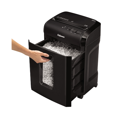 Fellowes Powershred 10M papiervernietiger Microversnippering Zwart - Afbeelding 2