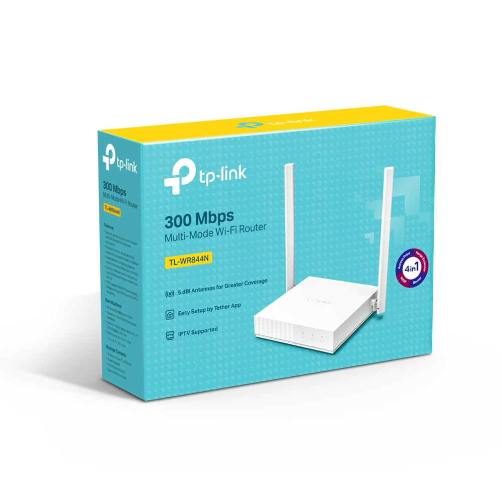 TP-Link TL-WR844N draadloze router Fast Ethernet Single-band (2.4 GHz) Wit - Afbeelding 4