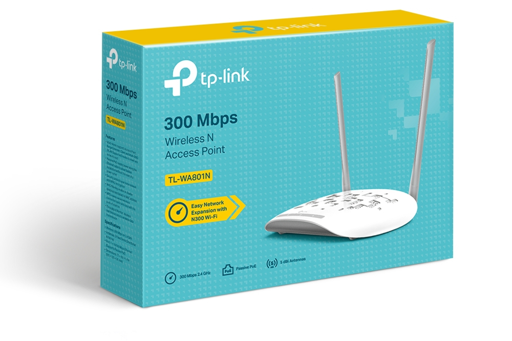 TP-Link TL-WA801N draadloos toegangspunt (WAP) 300 Mbit/s Wit Power over Ethernet (PoE) - Afbeelding 4