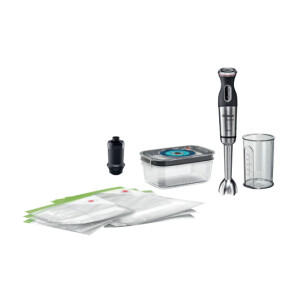 Bosch MS8CM61V1 blender Staafmixer 1000 W Zwart, Roestvrijstaal, Transparant