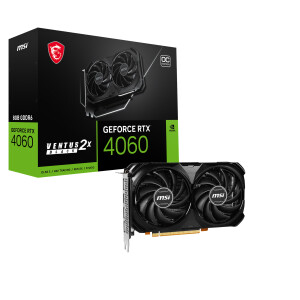 MSI VENTUS GEFORCE RTX 4060 2X BLACK 8G OC videokaart NVIDIA 8 GB GDDR6