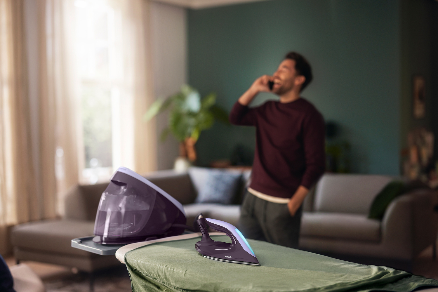 Philips 7000 series PSG7050/30 stoomstrijkijzer station 2100 W 1,8 l SteamGlide Elite-zoolplaat Violet - Afbeelding 12