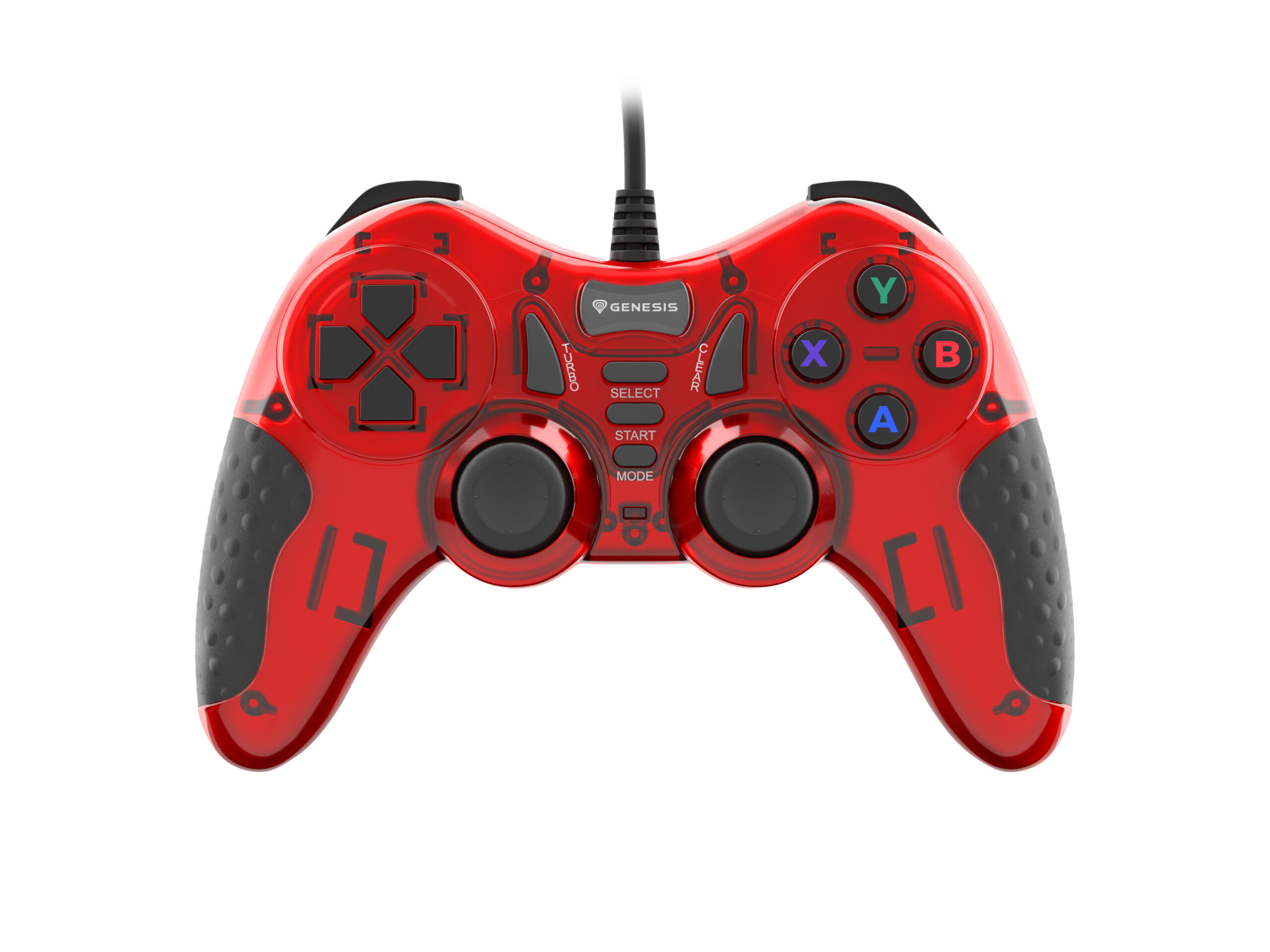 GENESIS MANGAN 200 Rood USB 2.0 Gamepad Analoog/digitaal PC