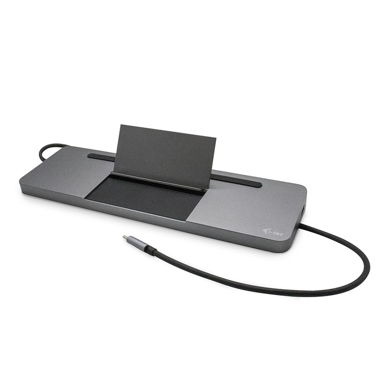 i-tec Metal USB-C Ergonomic 4K 3x Display Docking Station with Power Delivery 85 W + Universal Charger 112 W - Afbeelding 2
