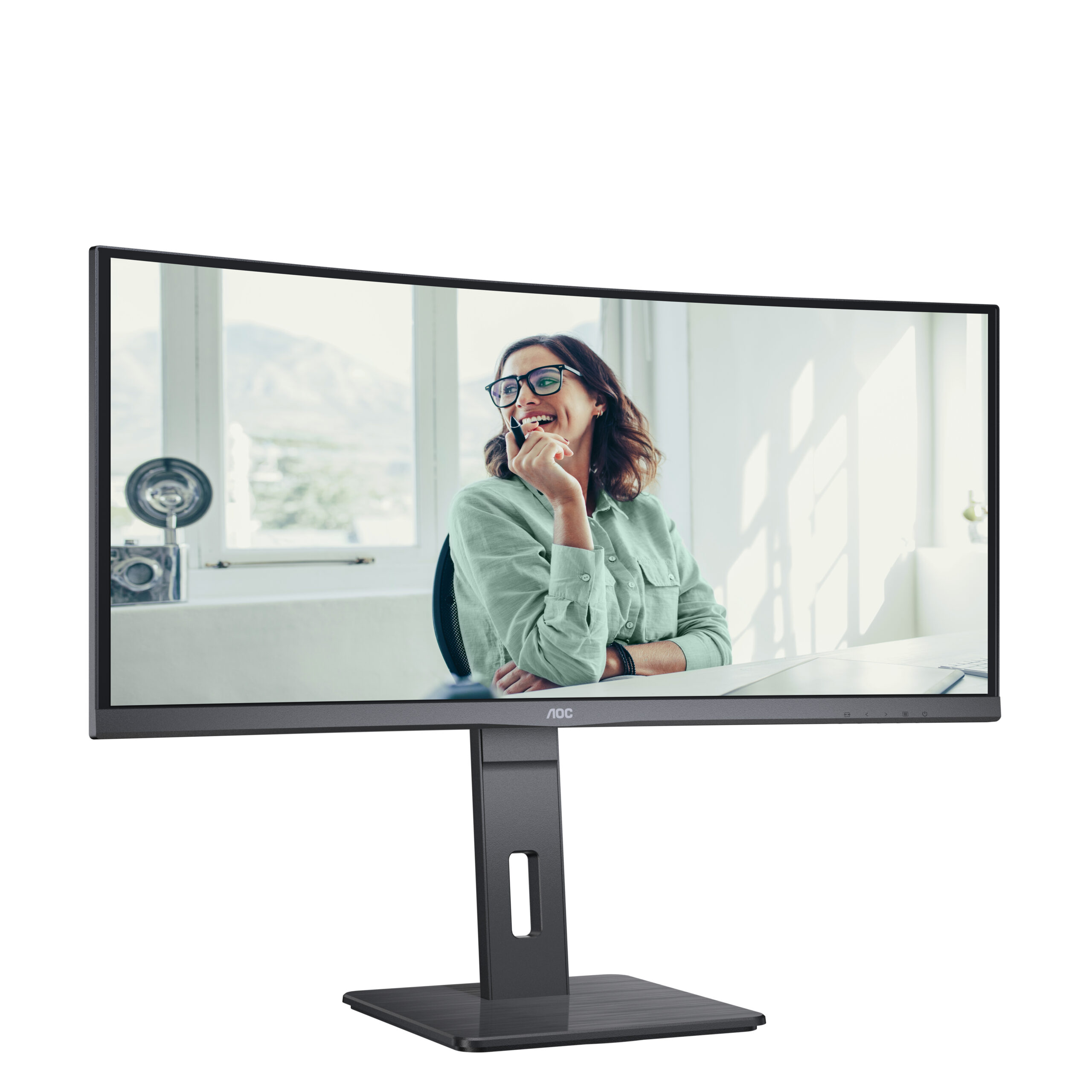 AOC CU34P3CV computer monitor 86,4 cm (34") 3440 x 1440 Pixels UltraWide Quad HD LED Zwart - Afbeelding 16