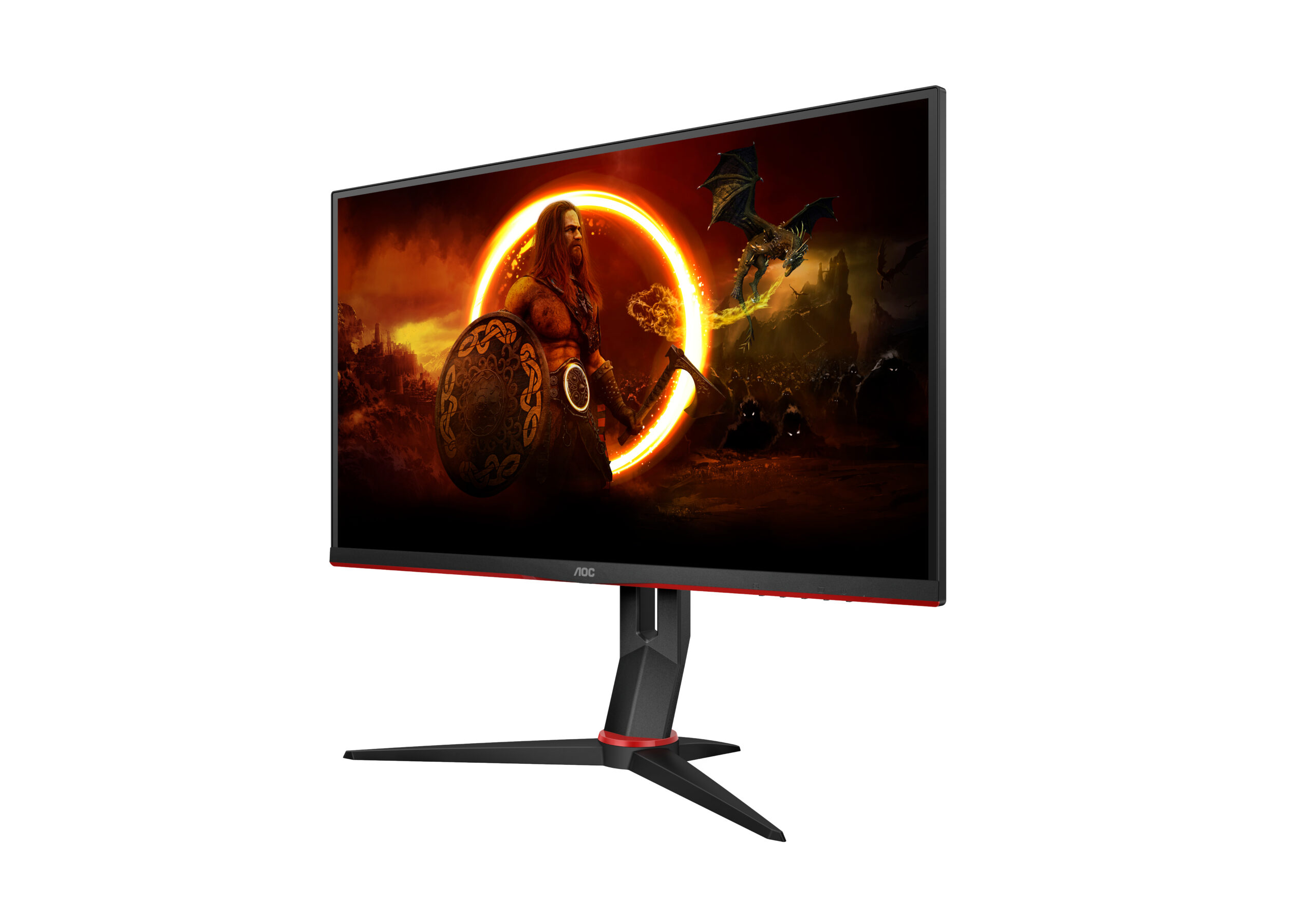 AOC G2 27G2ZN3/BK computer monitor 68,6 cm (27") 1920 x 1080 Pixels Full HD LCD Zwart, Rood - Afbeelding 6