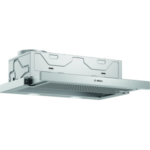 Bosch Serie 2 DFM064W54 afzuigkap Semi-inbouw (uittrekbaar) Metallic, Zilver 388 m³/uur B