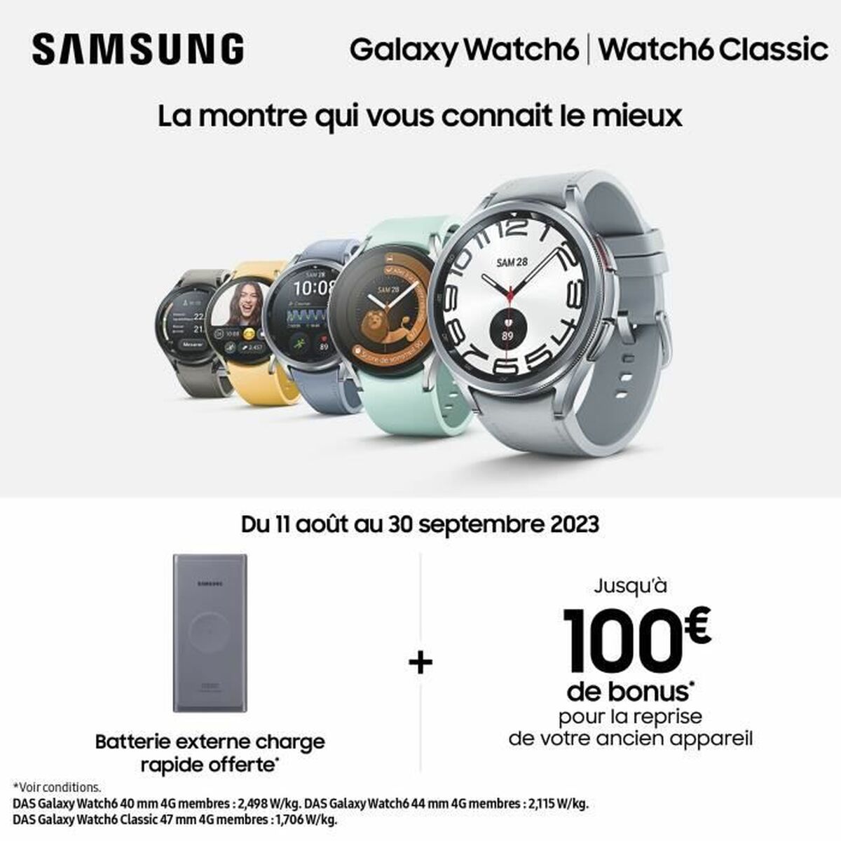 Smartwatch Samsung Zwart 1,3" 43 mm - Afbeelding 6