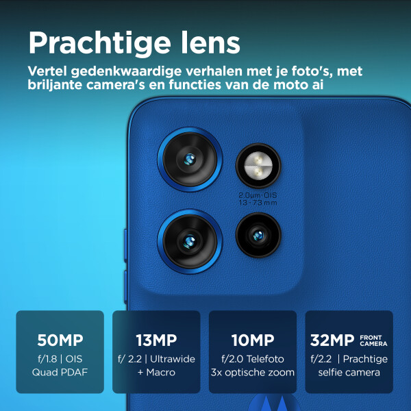 Motorola Edge 50 Neo 16,1 cm (6.36") Dual SIM Android 14 5G USB Type-C 12 GB 512 GB 4310 mAh Blauw